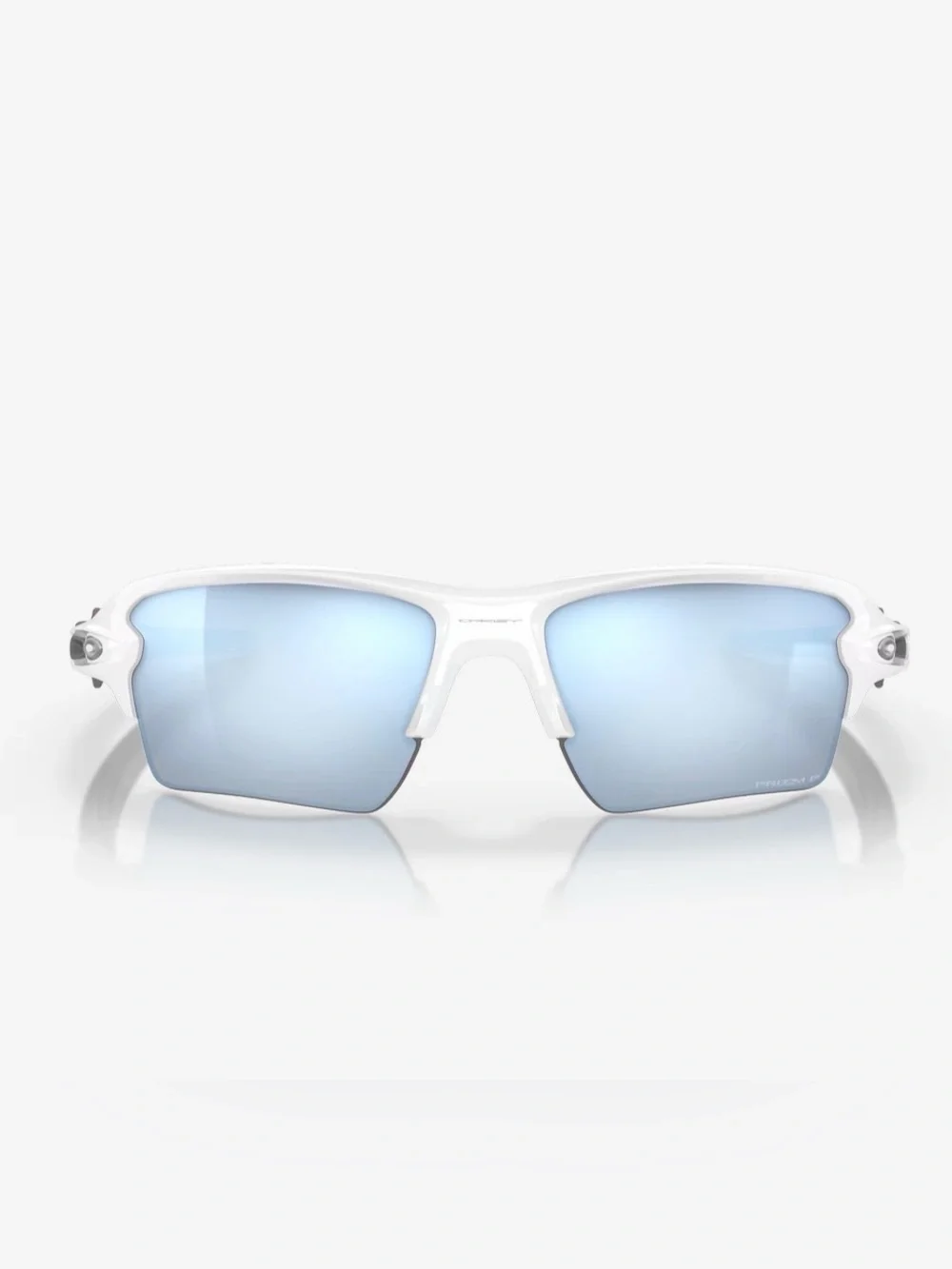 OAKLEY FLAK 2.0 XL Sunglasses Prizm Sapphire lense white frame  - Blue and white